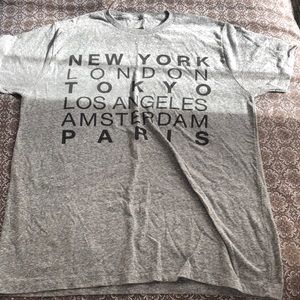 Clean current gray t shirt sz L